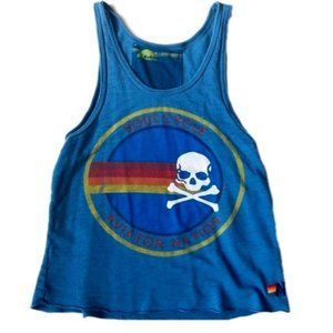 Aviator Nation Soul Cycle Blue Women's Tank Top